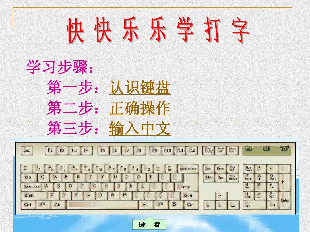 键盘打字练习游戏_快速熟悉键盘的打字游戏_练键盘打字速度的游戏
