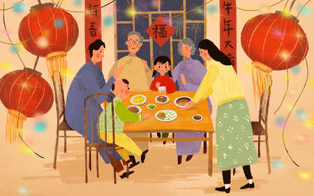 2021年除夕_除夕年夜饭图片_除夕年夜饭祝福语