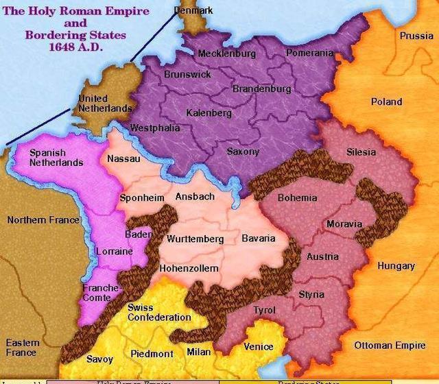 神圣罗马帝国选帝侯_神圣罗马帝国地图_神圣罗马帝国