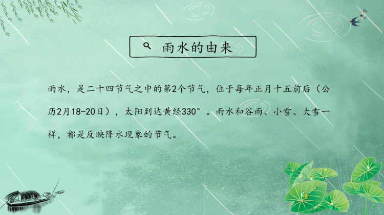 雨水俗语_雨水**俗_雨水俗语有哪些